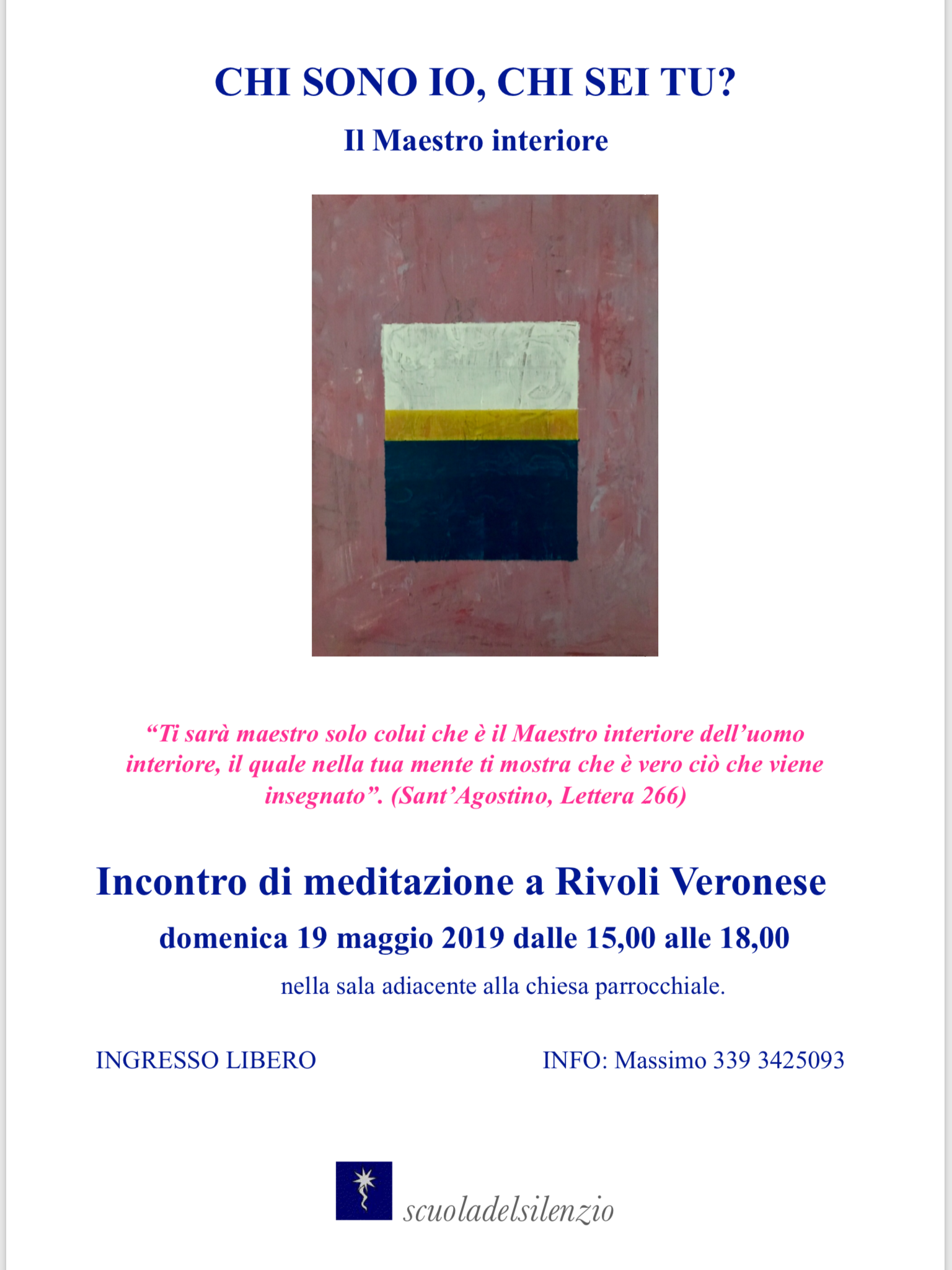 Incontro di meditazione del 19 maggio