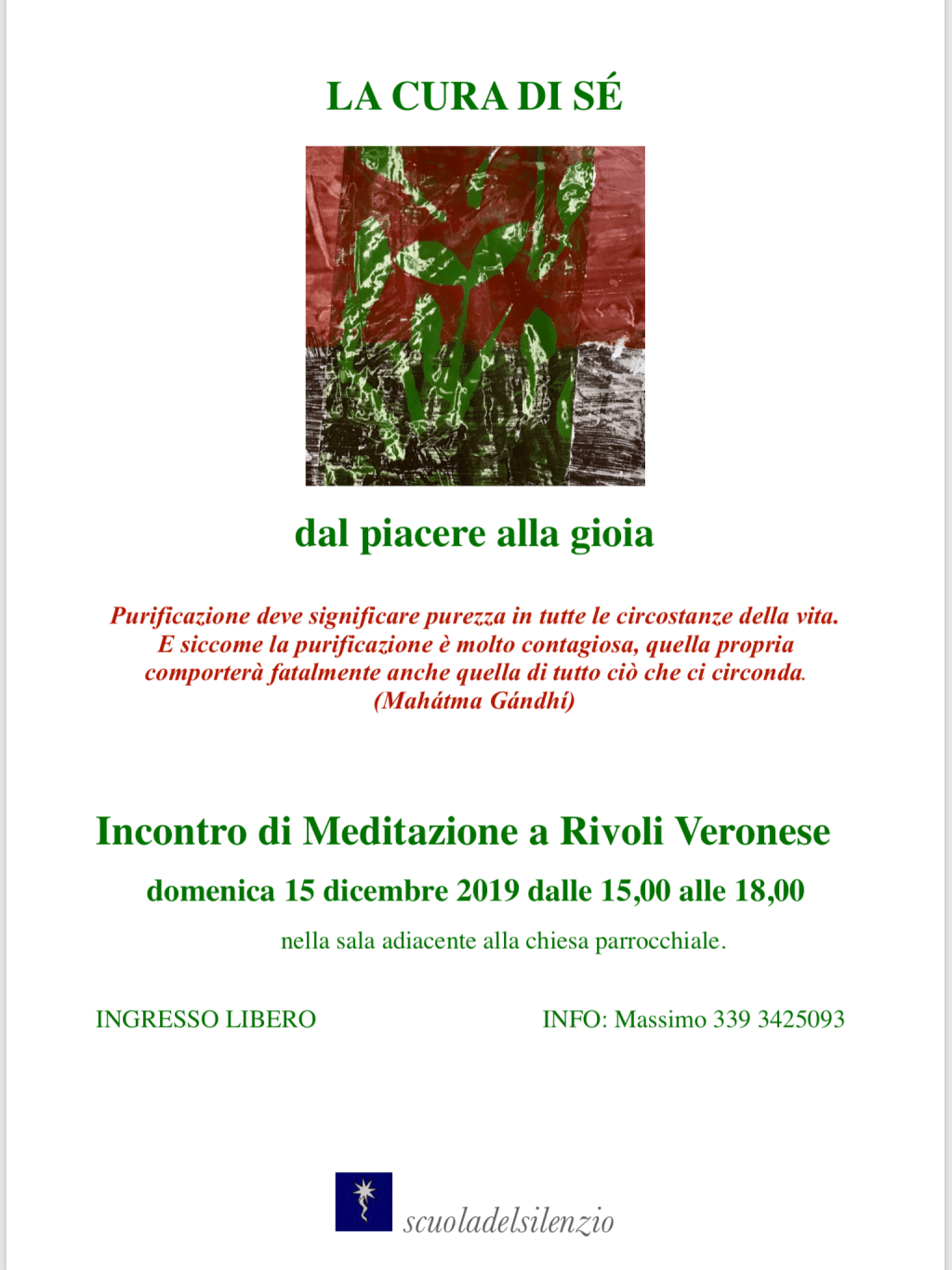 Meditazione del 15 dicembre a&nbsp;Rivoli