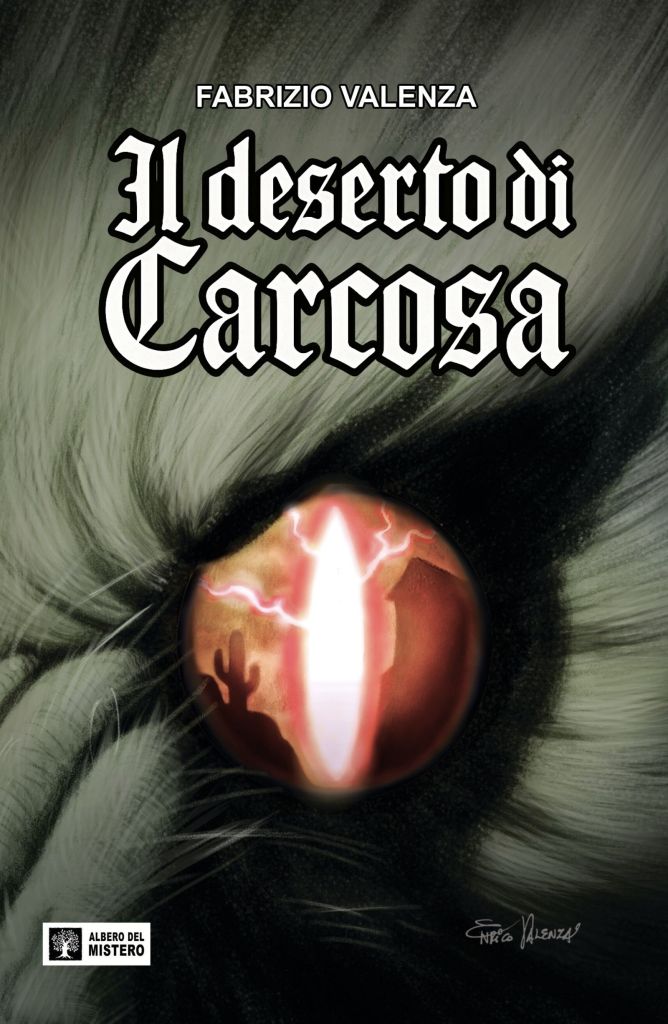 La copertina del romanzo gotico di Fabrizio Valenza, Il deserto di Carcosa.